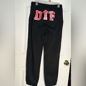 Black CLUB EXX DTF Sweatpants w/Pockets👽NWOT